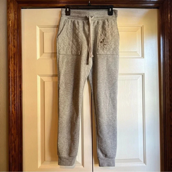 Disney Parks Quilted Mickey Mouse Joggers women’s size small - Picture 6 of 13